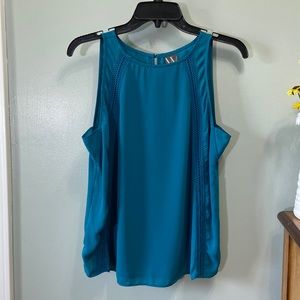 Worthington Women’s Teal Sleeveless Blouse Size Medium